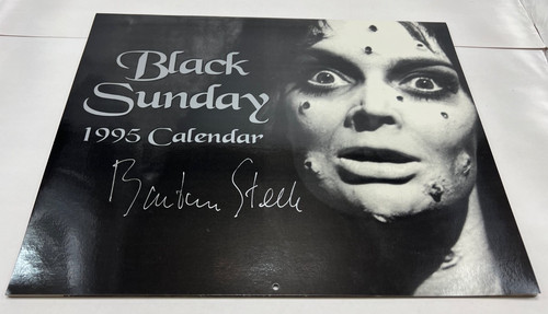 Black sunday 1995 calendar - sunday,
